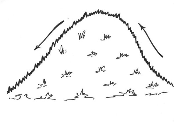 Холм раскраска для детей