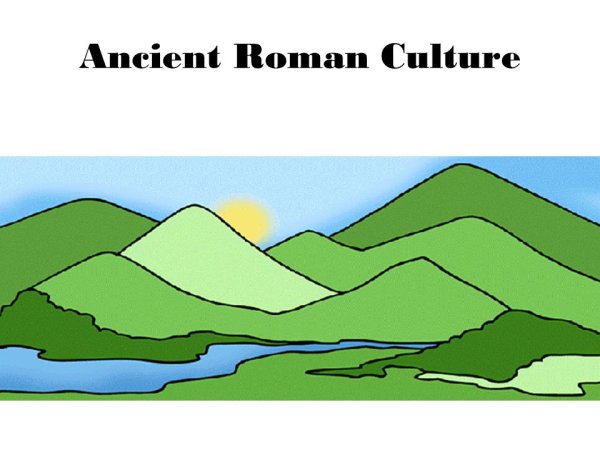 Холмистая местность рисунок