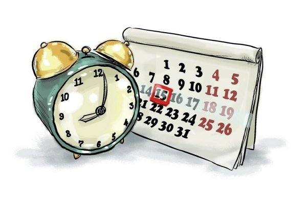 Расписание иллюстрация