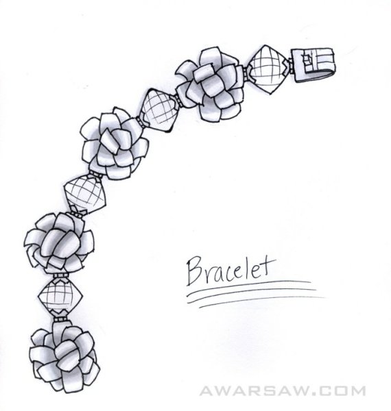 Нарисовать браслет