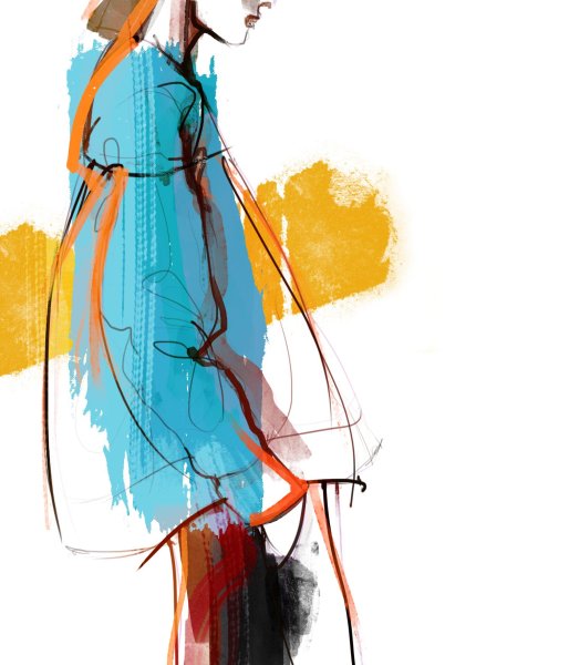 Fashion illustration Anna_Shershen