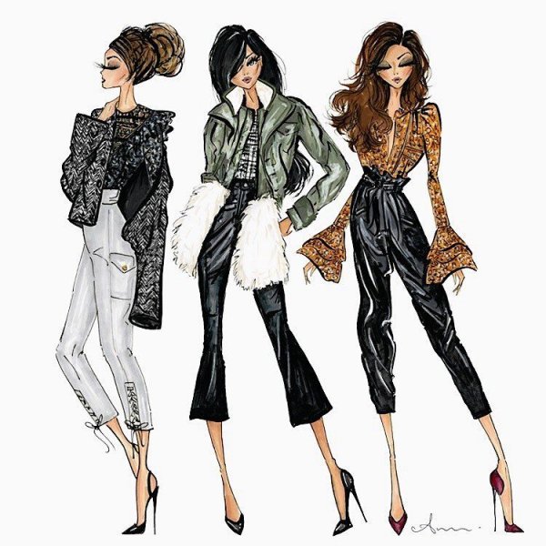 Фэшн скетчинг