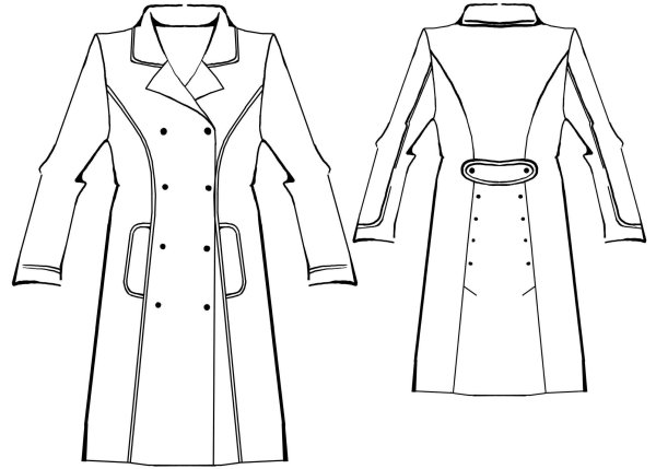 Выкройка мундира 1812