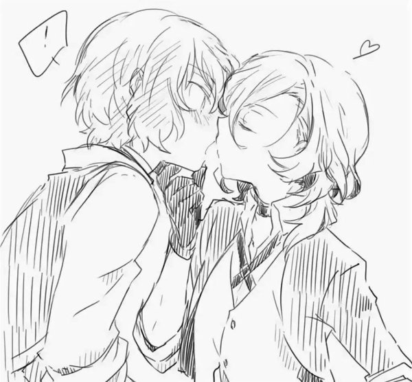 Чуя Накахара скетч