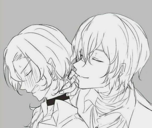 Чуя Накахара набросок