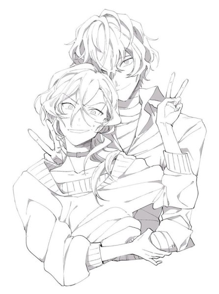 Чуя Накахара набросок