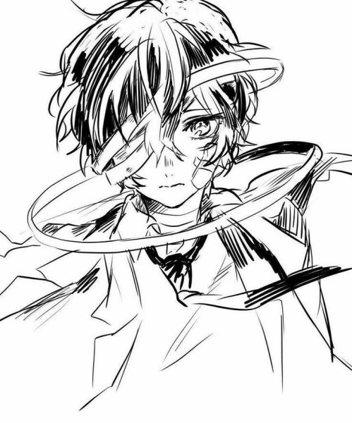 Чуя Накахара сердечки