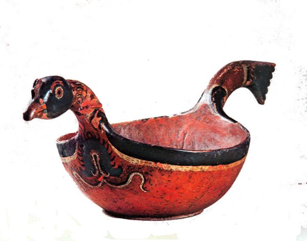 Рукояти ковшей с символами дневного и ночного пути солнца