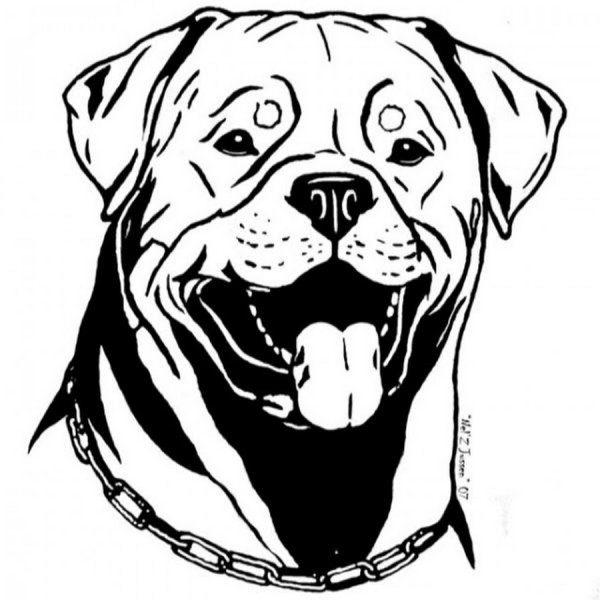 Ротвейлер мультяшный