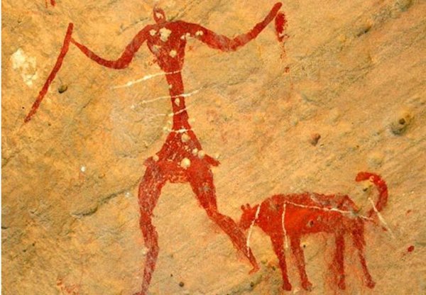 Древние наскальные рисунки древних людей
