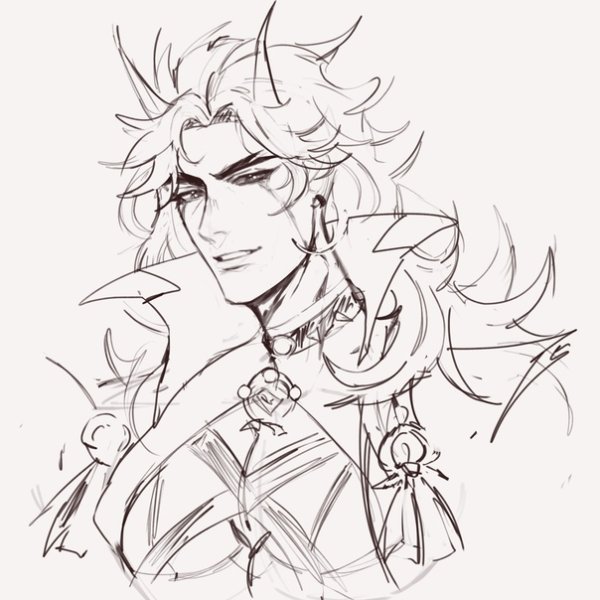 Аратаки Итто скетч