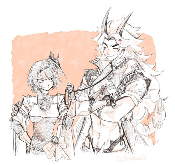 Итто и Сара Геншин Импакт