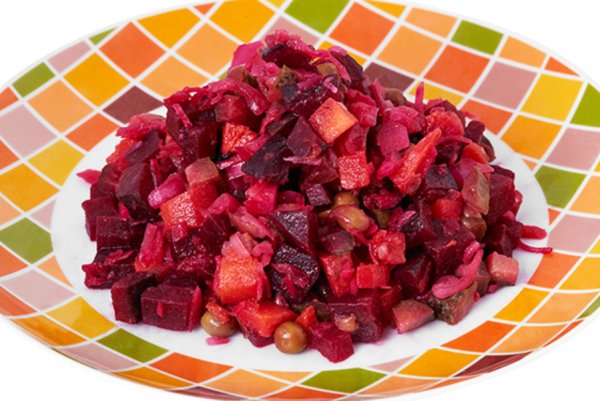 Раскраска салат винегрет