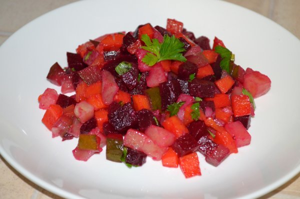 Салат из вареных овощей