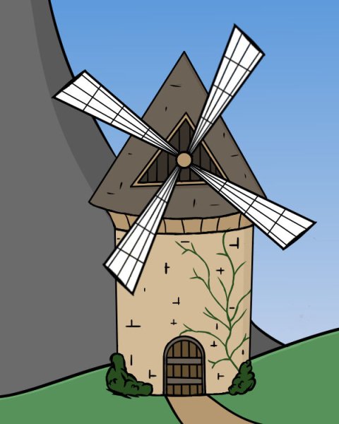 Мельница для детей