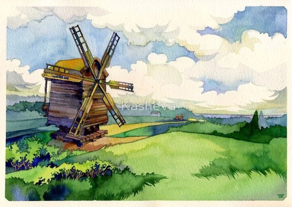 Мельница для детей