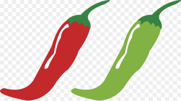 Перчик на прозрачном фоне