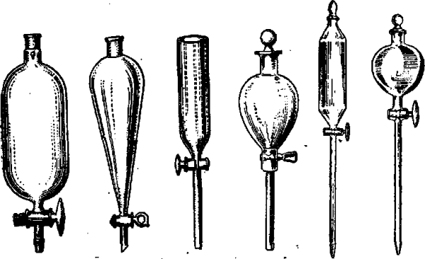 Капельная и делительная воронка