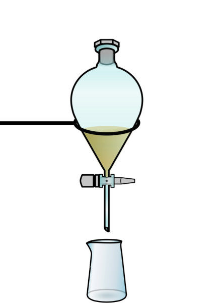 Химическая посуда делительная воронка