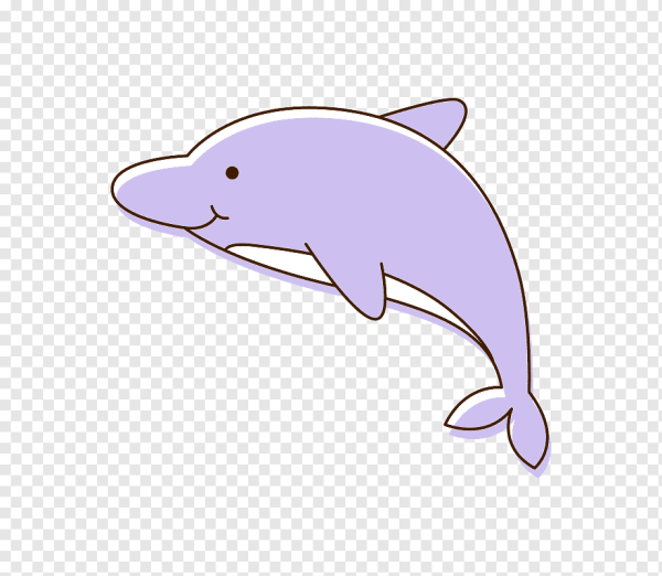 Дельфины мультяшные