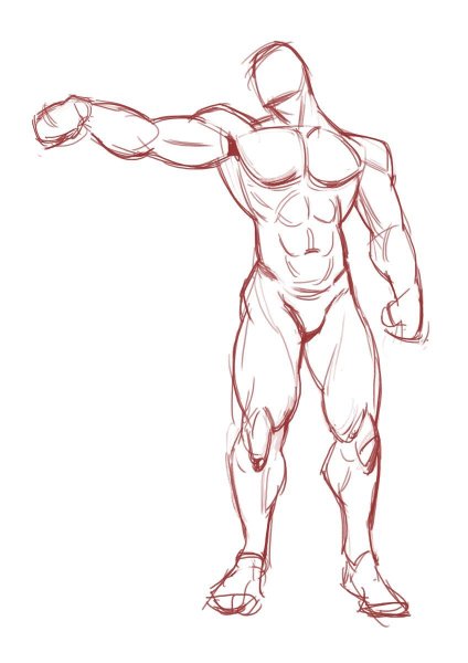 Мускулы для рисования