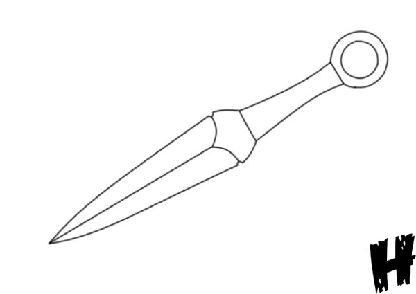 Нож кунай СТЕНДОФФ