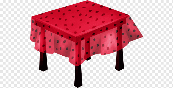Стол со скатертью вектор
