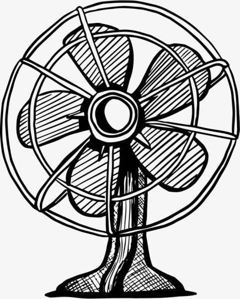Вентилятор рисунок