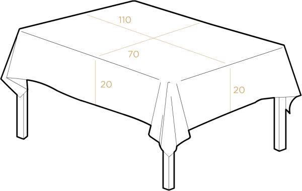 Размер скатерти на стол