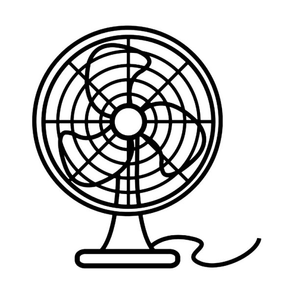 Вентилятор раскраска