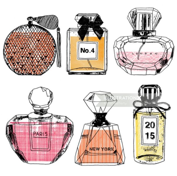 Огромный флакон духов для фотосессии