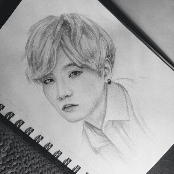 Портрет Юнги из БТС