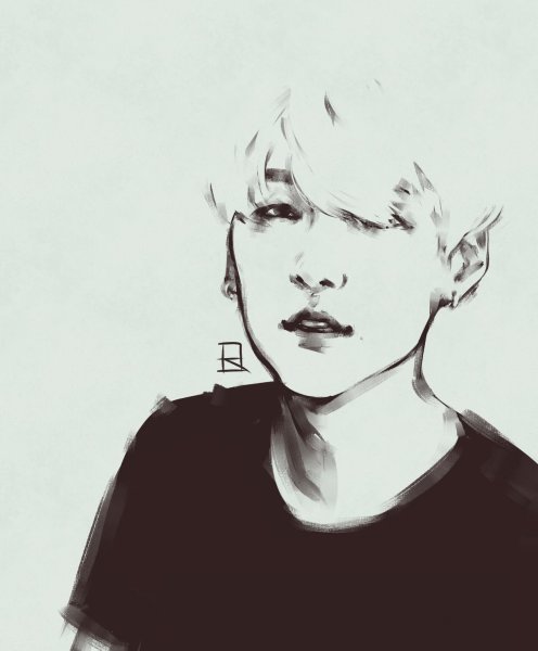 Юнги из БТС арт