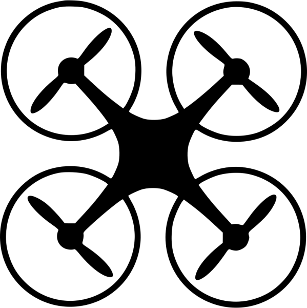 Квадрокоптер схематично