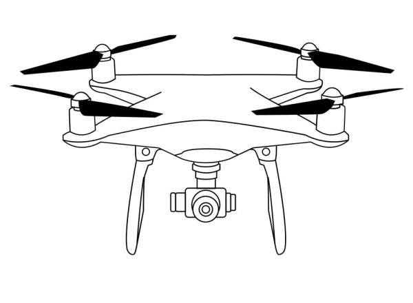 Квадрокоптер раскраска