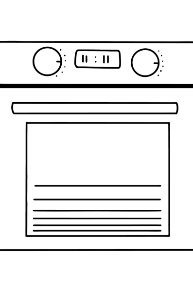 Духовой шкаф раскраска