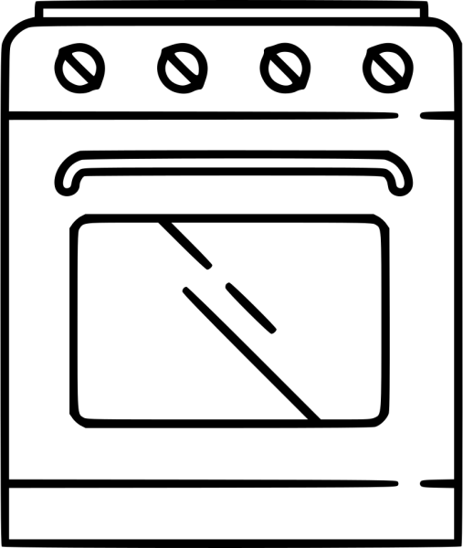 Духовка нарисованная