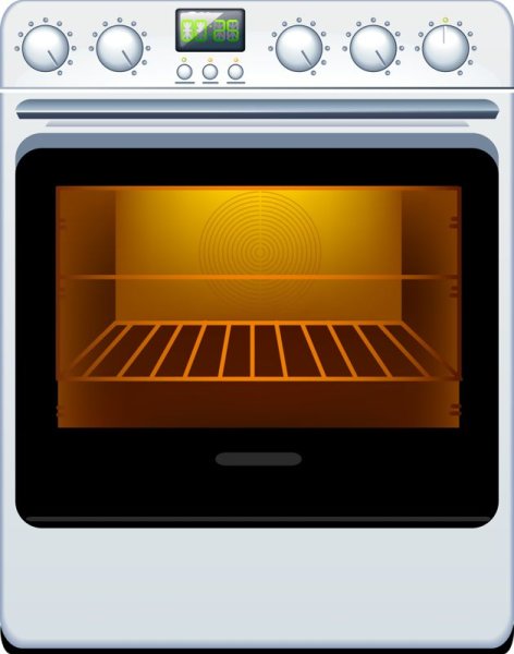 Значки на духовке