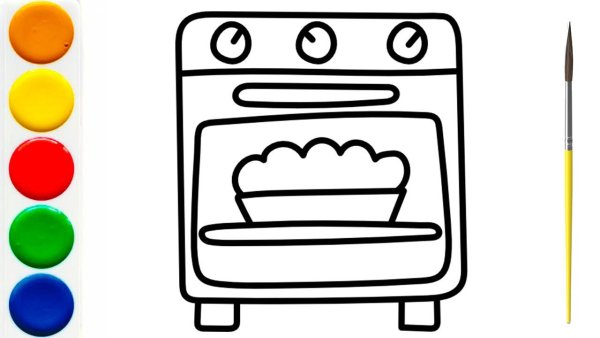 Духовка мультяшная