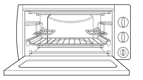 Газовый духовой шкаф Zigmund & Shtain BN 02.502 X