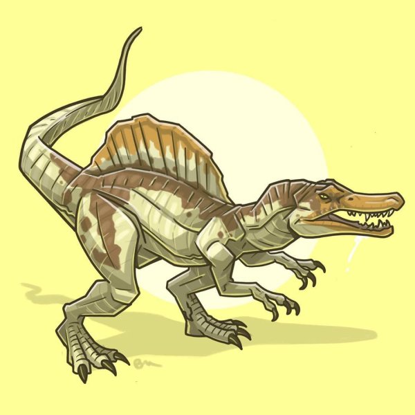 Спинозавр Jurassic Park Art
