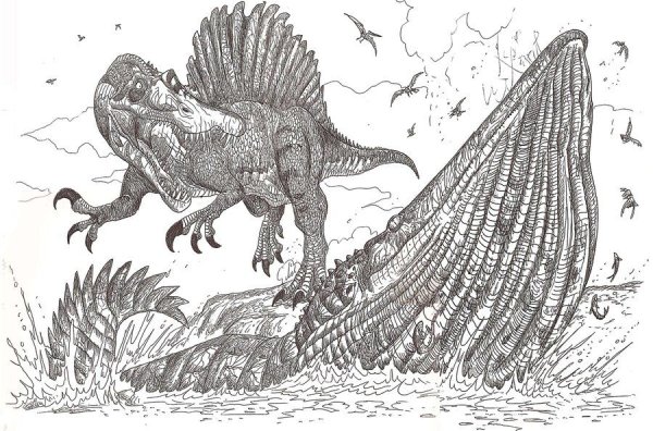 Спинозавр крокодил