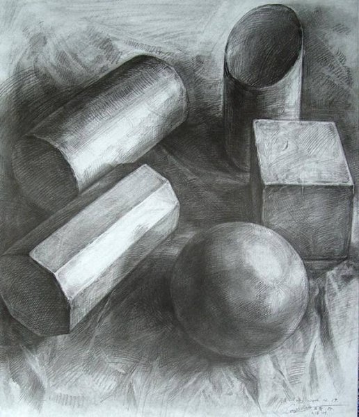 Рисунки графитным карандашом