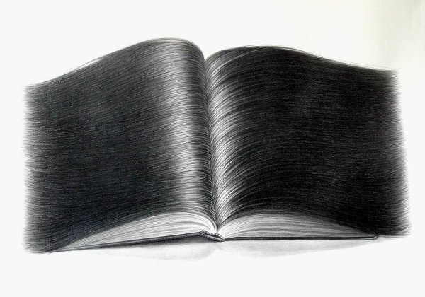 Иллюстрации углем в книгах