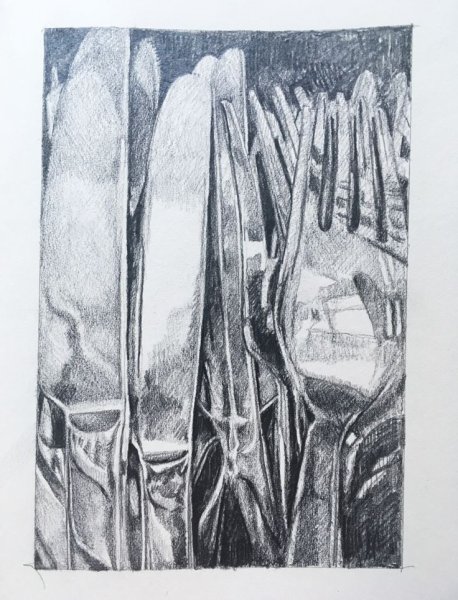 Техника рисования графитным карандашом