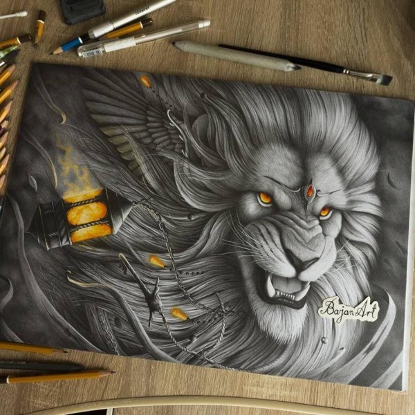 Графитные рисунки