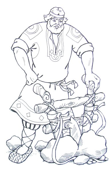 Князь Владимир раскраска для детей