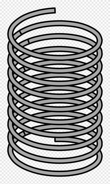 Пружина без фона