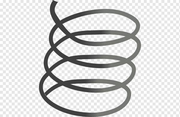 Пружина без фона