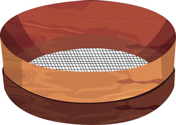 Решето рисунок для детей